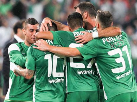 הירוקים חגגו בטירוף (דני מרון)