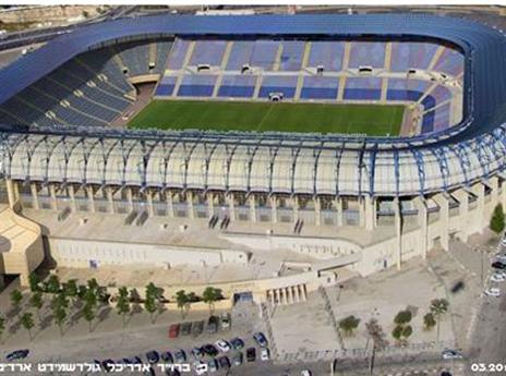 הדמייה של האצטדיון לאחר הפיכתו לסולארי  (פ. ברוייד אדריכל, גולדשמידט ארדיטי בן נעים אדריכלים)
