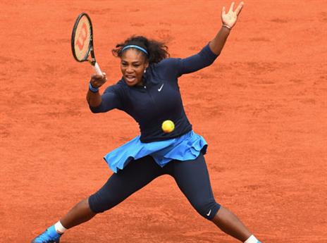 לא ברור אם זה עייפות או פציעה, אבל זו לא אותה סרינה