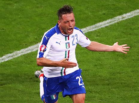 הנבחרת מעל הכל. ג'יאקריני (getty)