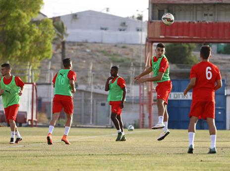 מתכוננים למוקדמות האלופות (צילום: לירון מולדובן)