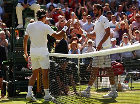 פדרר ידע להעריך יריב ראוי (getty)