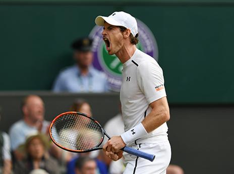 מארי חוגג העפלה לחצי הגמר (getty)