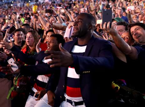 דריימונד גרין עמד בציפיות (GETTY)