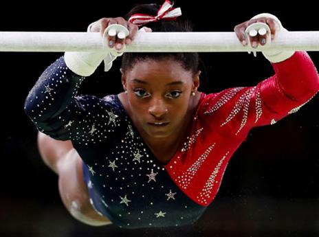 המתעמלת הטובה בעולם (GETTY)