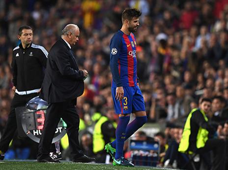 פיקה יוצא. הפציעות מדאיגות את בארסה (getty)