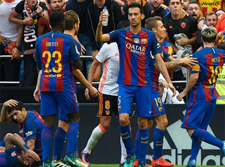 "התנהגות לא הולמת", שחקני בארסה