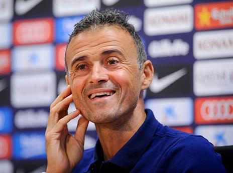 משחקים אגרסיבי יותר תחתיו. לואיס אנריקה (getty)