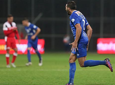 עאבד הוביל את ק"ש לעוד ניצחון (צילום: סוכנות ג'יני)