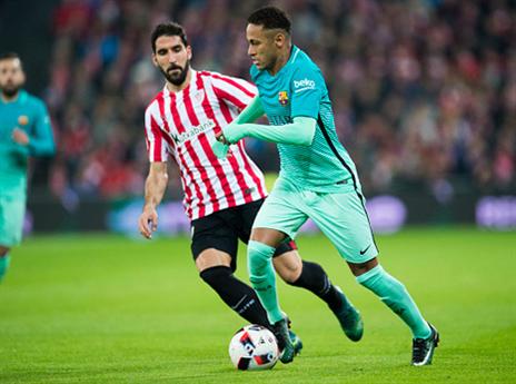 לא אהוב באיצטדיון של הבאסקים. ניימאר (getty)