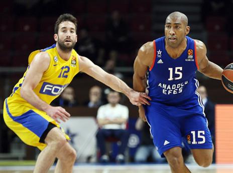 גריינג'ר. גם כשאנדולו הרימה את האינטנסיביות, מכבי לא נשברה (Getty)