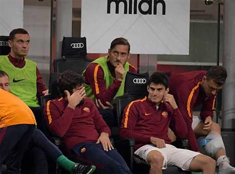 ממעט לשחק לקראת סוף הקריירה. טוטי (Getty)