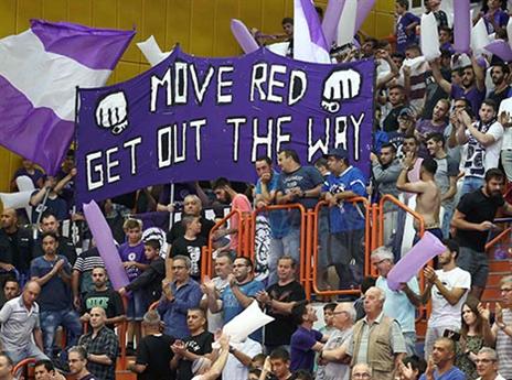 הקהל הסגול דחף לניצחון (אלן שיבר)