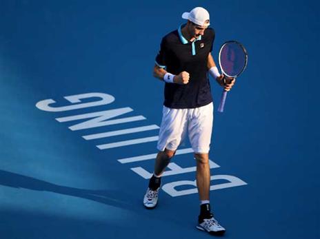 ניצח תוך פחות משעה. איסנר (Getty)