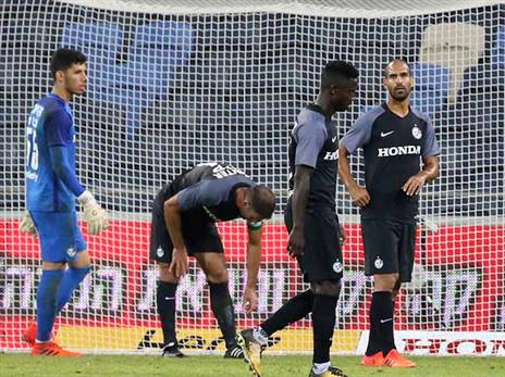 מכבי חיפה עלתה, אבל לא הרשימה (צילום: יוסי שקל)