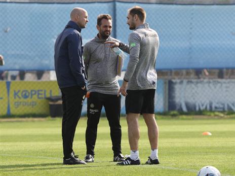 גארסיה וקרויף. "באתי גם ללמוד" (האתר הרשמי של מכבי ת"א)