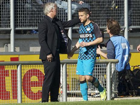 רוטן עם דריס מרטנס. מהכוכבים הכי גדולים שהוא אימן (getty)