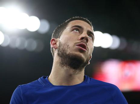 הזאר מתוסכל. ערב שהתחיל טוב ונגמר רע עבור צ'לסי (getty)