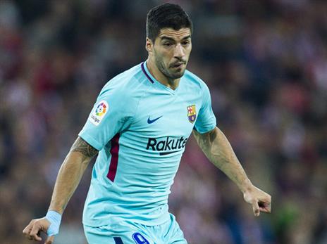 סוארס לא קיבל צהוב ויוכל לשחק מול אתלטיקו (getty)