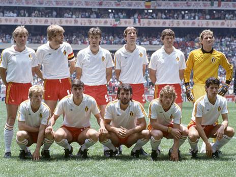 בלגיה מודל 1986. נכנעו רק בחצי הגמר (getty)