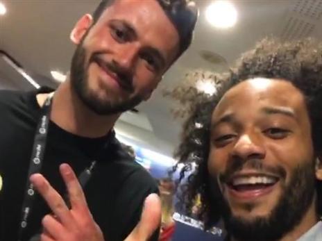 בתוך חדר ההלבשה של ריאל (מתוך: אינסטגרם)