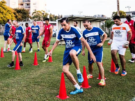 מערך דיור גל חדרה התאמנה עם הקבוצה מליגת העל