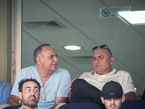 אשר אלון עם שינו זוארץ. ברעננה מרוצים מקורצקי (עודד קרני)