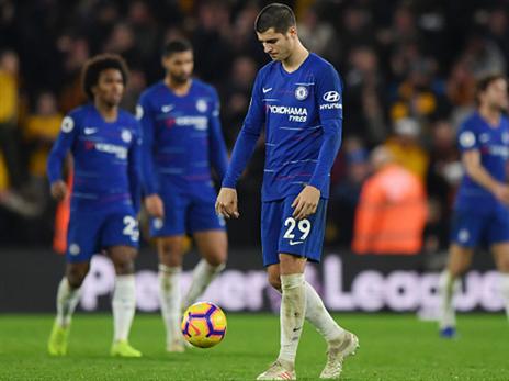 הפנים אומרות הכל. צ'לסי מאבדת גובה (getty)