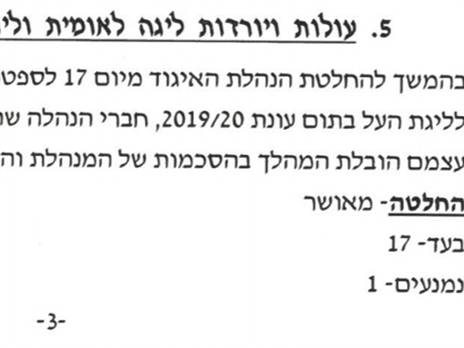 פרוטוקול ישיבת האיגוד מדצמבר 18