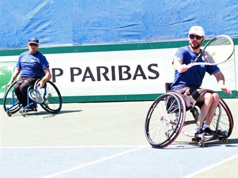 השלימו את הניצחון במפגש הזוגות. גרשוני ו-ויינברג (צילום: לילך וייס)