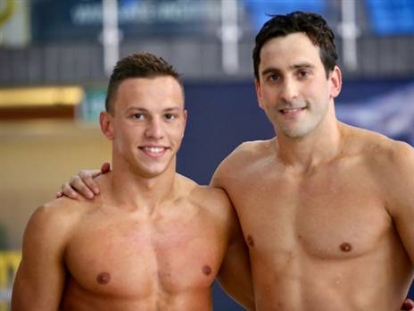 קופלב ולייטרובסקי. שני ישראלים נוספים יגיעו לדרום קוריאה (פטריסיה בן עזרא, איגוד השחיה)