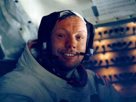 צעד קטן לאדם, קפיצה גדולה לאנושות. ניל ארמסטרונג (צילום: NASA/Newsmakers)