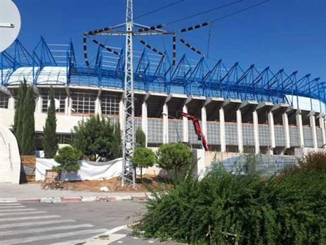 הגג בצד הדרומי