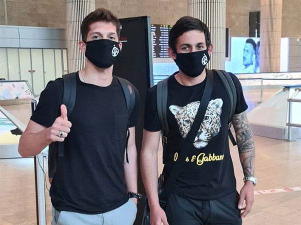 מלי ובריירו אחרי הנחיתה