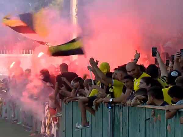 גם אבוקות היו באימון