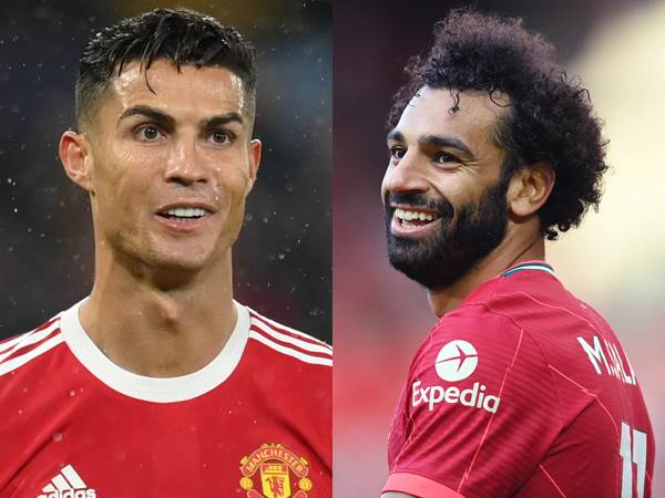 סלאח מול רונאלדו בראשון. מי יתעלה? (GETTY)