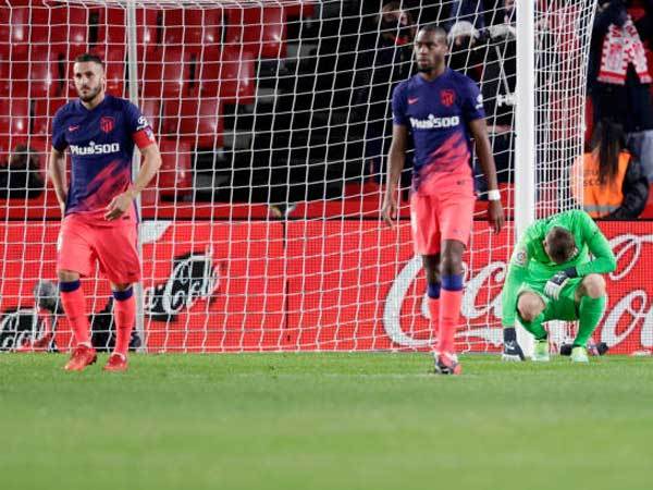 מאוכזבים ובצדק. שחקני אתלטיקו מדריד (GETTY)