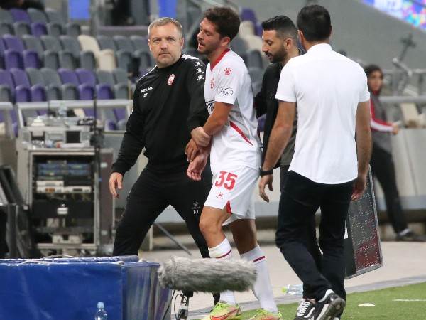 בריירו. ההרחקה שלו אולי הכריעה את המשחק (אודי ציטיאט)