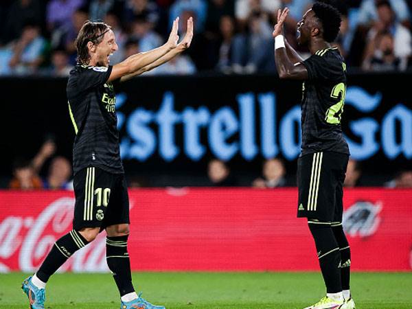 ויניסיוס ומודריץ'. גם ריאל במוקד (David S. Bustamante/Soccrates/Getty Images)