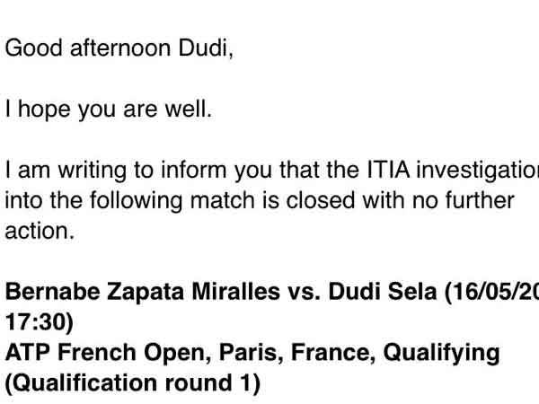 המייל שנשלח לסלע