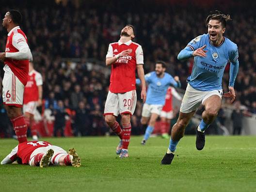 אבל היה זה דווקא גריליש שמצא את השער והחזיר את היתרון (GETTY)