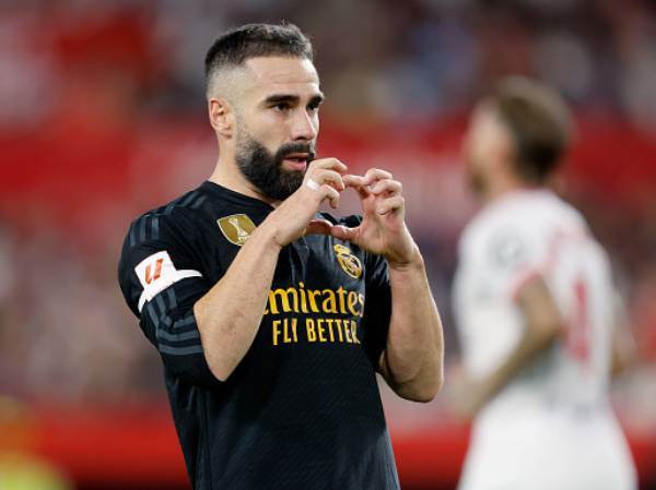 דני קרבאחל. שחקן הבית המשמעותי האחרון שנשאר בריאל מדריד (GETTY)