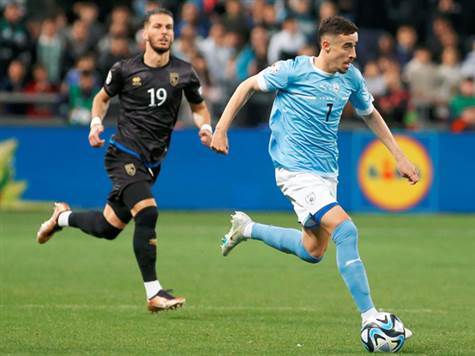 ישראל נגד קוסובו בסיבוב הקודם (אלן שיבר)