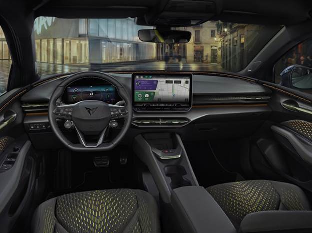 תא נוסעים שמשלב בין משהו שגרתי לכזה שאי אפשר להתעלם ממנו