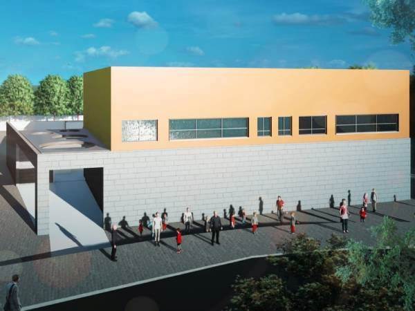 היכל ספורט על שמו של ימנו זלקה ז"ל (קרדיט הדמייה: נופר אדרכלים)