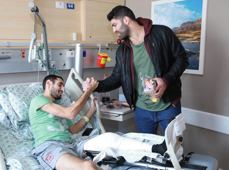 "מתרגש לדעת ששמחים לראות אותי"