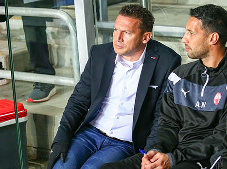 בכר: "הצלחנו להביא את הפערים שלנו לידי ביטוי" (דני מרון)