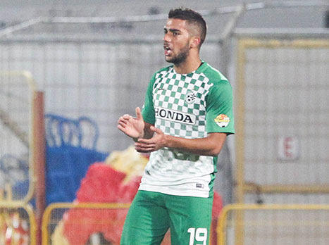 שובל גוזלן. חזר לאימונים עם הקבוצה (דני מרון)