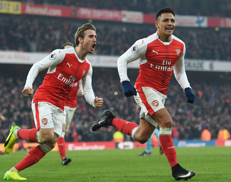 ובסיום האדומים חוגגים ניצחון דרמטי (Getty)