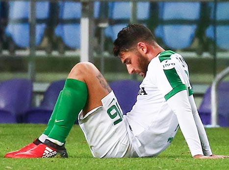 עדיין לא ברור האם ישחק. עטר (צילום: דני מרון)